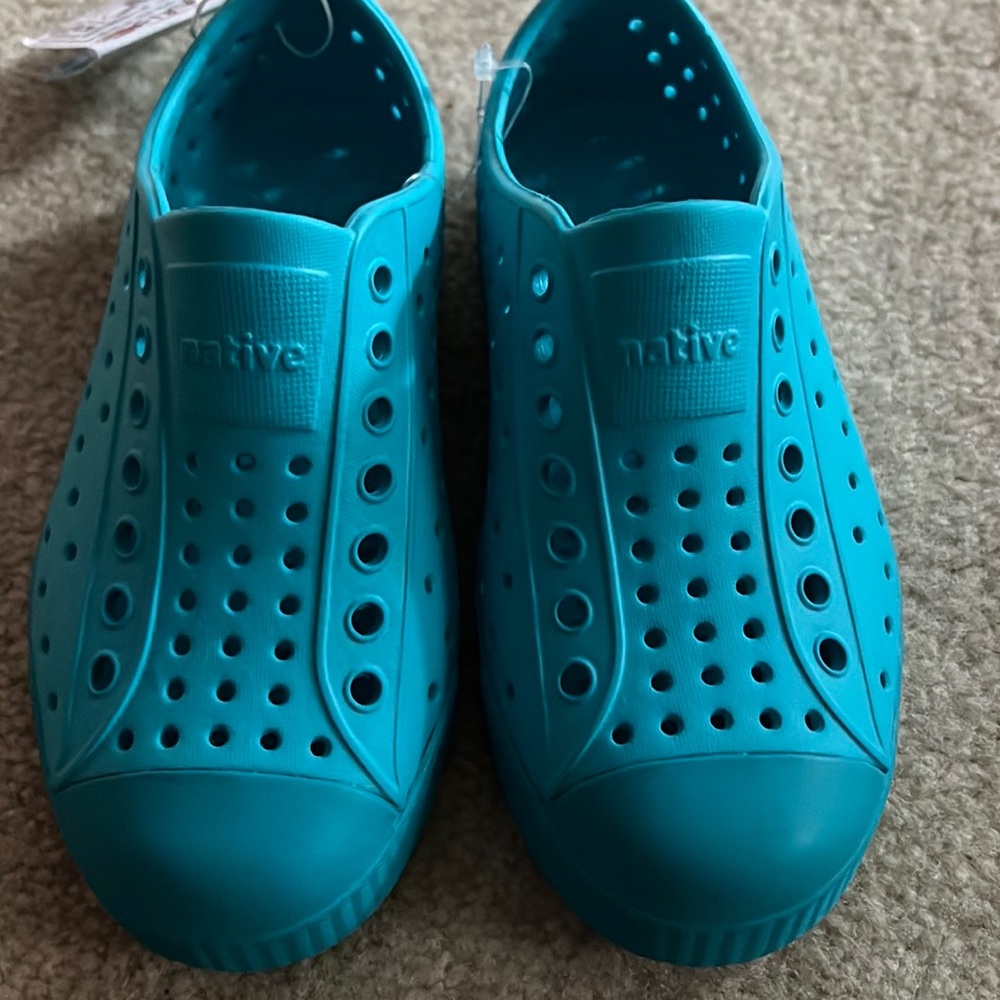 New Native shoes teal
